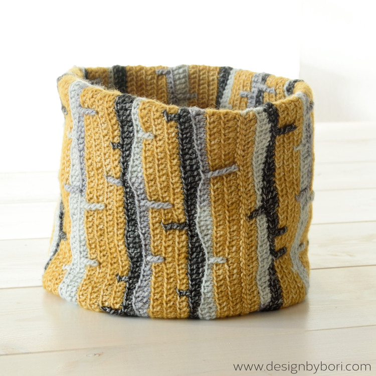Deep Forest Cowl - Őszi Erdő Sál - horgolás minta Deep Forest Cowl - Őszi Erdő Sál - horgolás minta